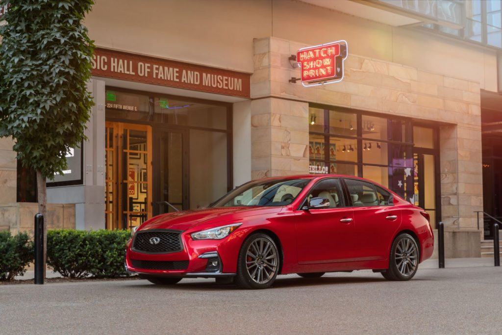 2021 Infiniti Q50 Red Sport 400.