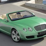 Green Bentley Continental GTC