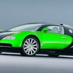 Green Bugatti Veyron