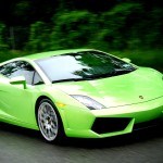 Green Lamborghini Gallardo