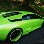 Green Lamborghini Murcielago