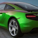 Green McLaren MP4-12C