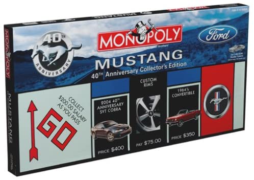 Mustang Monopoly 40th Anniversary Collectors Edition 