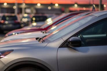 Used Cars on Dealership Lot