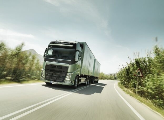 Volvo Truck on road